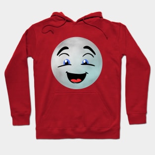 I Love You To The Moon And Back Happy Face Hoodie